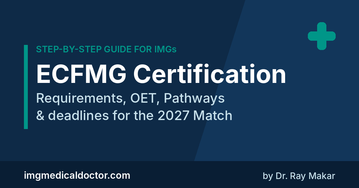 ECFMG certification step-by-step guide for international medical graduates